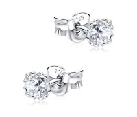 Beautiful CZ Stone Silver Ear Stud STS-5275